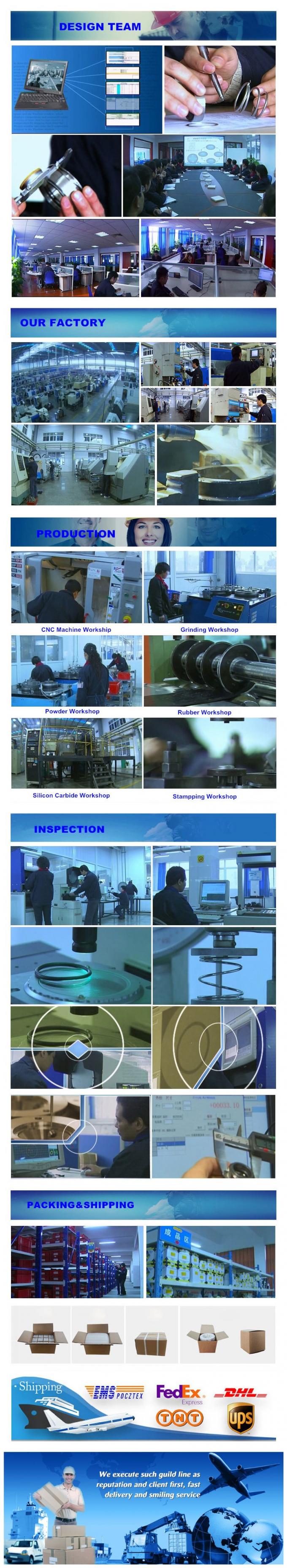 John Crane Mekanik Salmastra Tip 1 Elastomer Körüklü Keçeler john vinç tip 1 su pompaları için mekanik salmastra 4